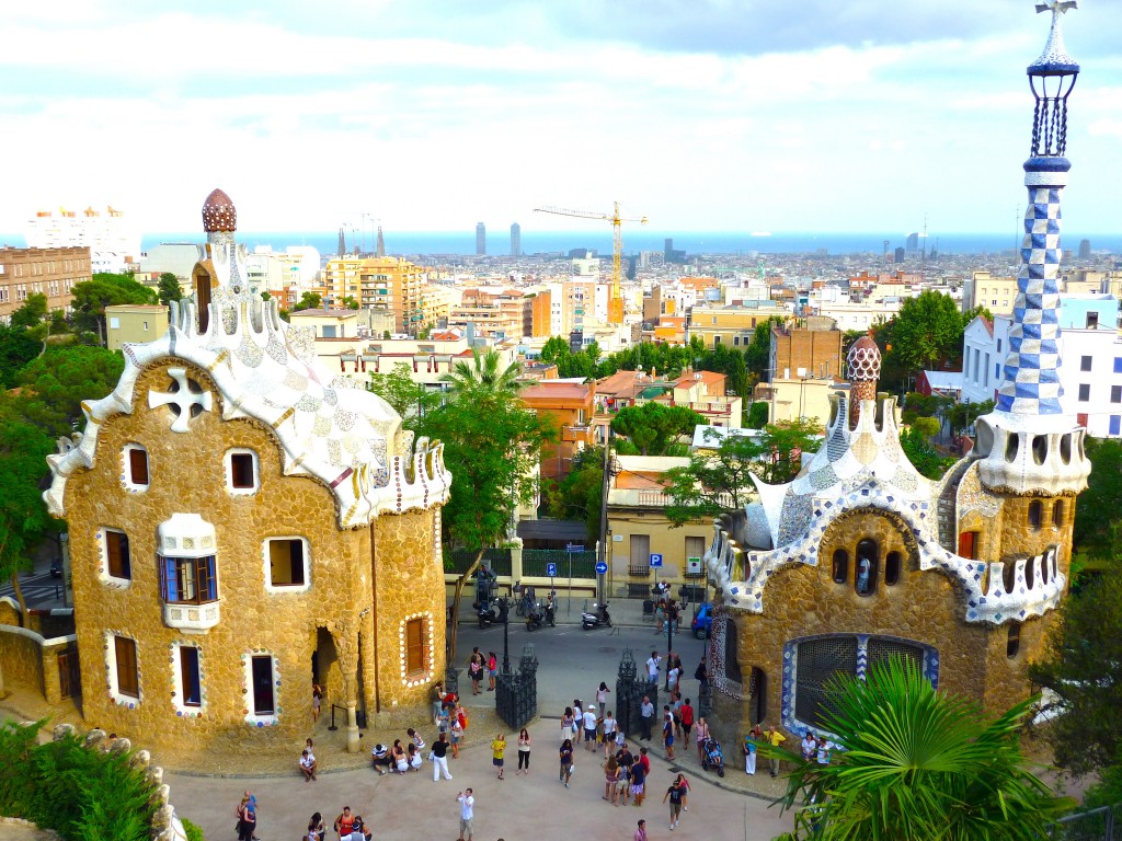 Barcelona, Spain from Park Gruell via David Gillaspie