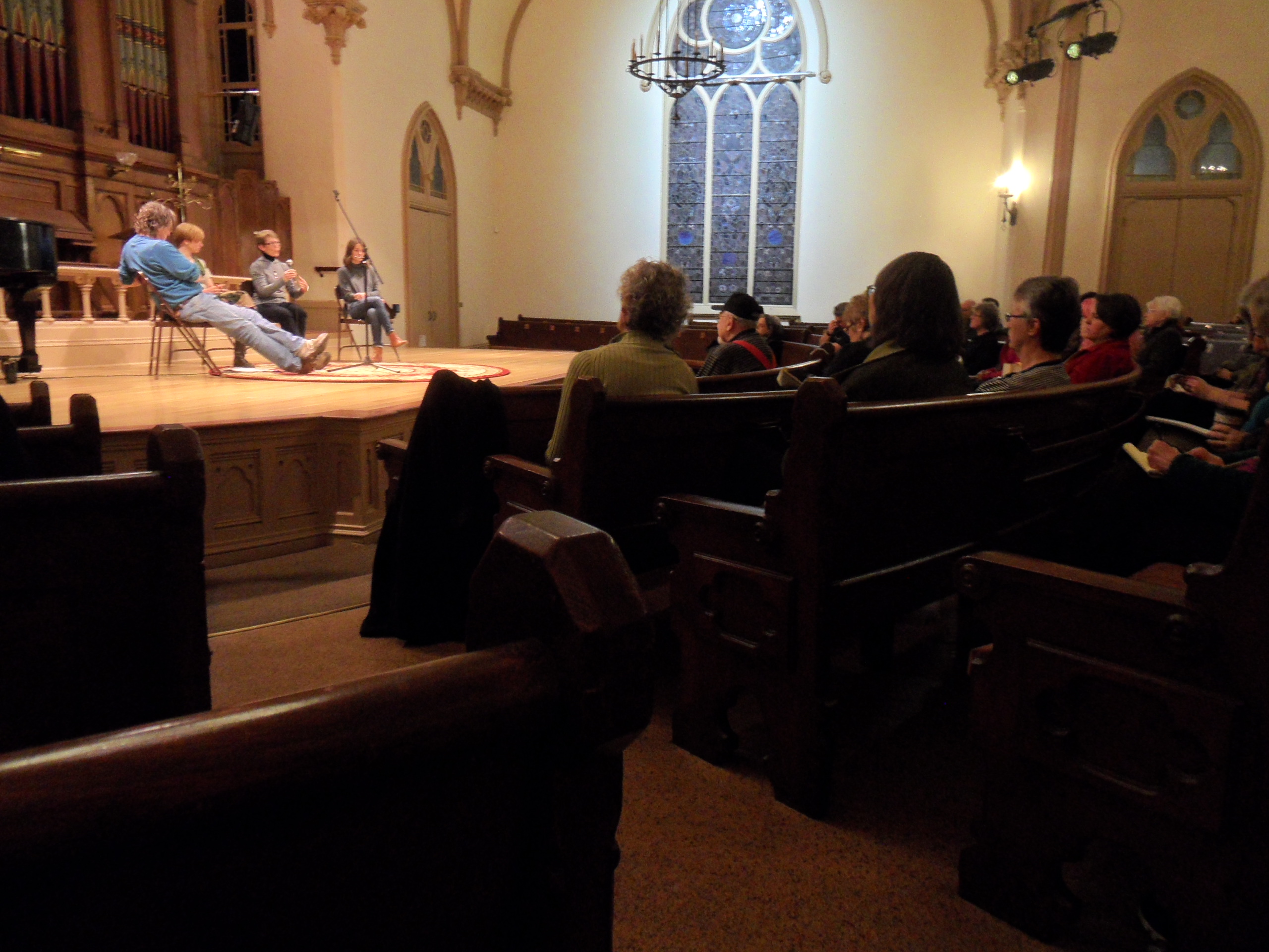 willamette writers in the church house.