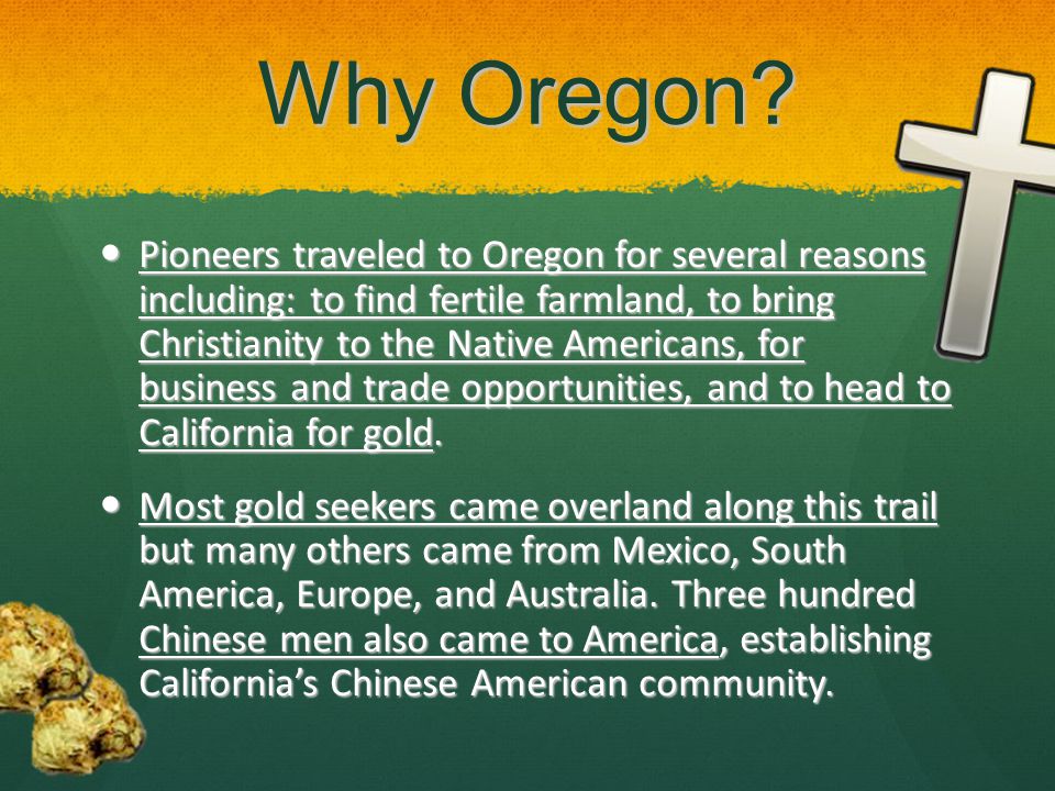 Oregon experiment