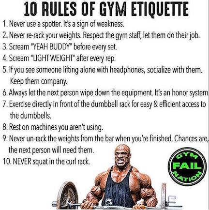 Gym Etiquette and Manners